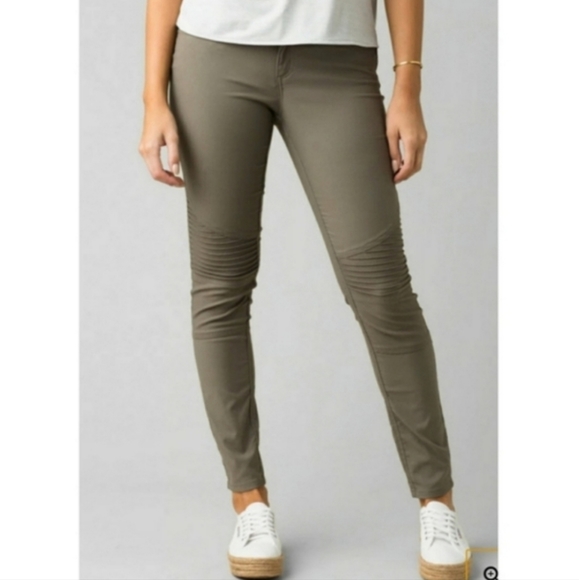 Prana Pants - Prana Brenna Skinny Moto Pants Green Size 4